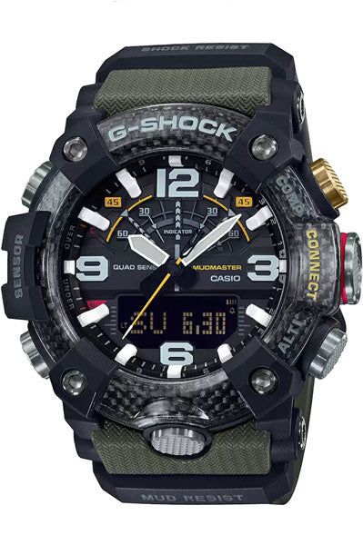 Casio Analog-Digital Black & Resin Men's Watch G973