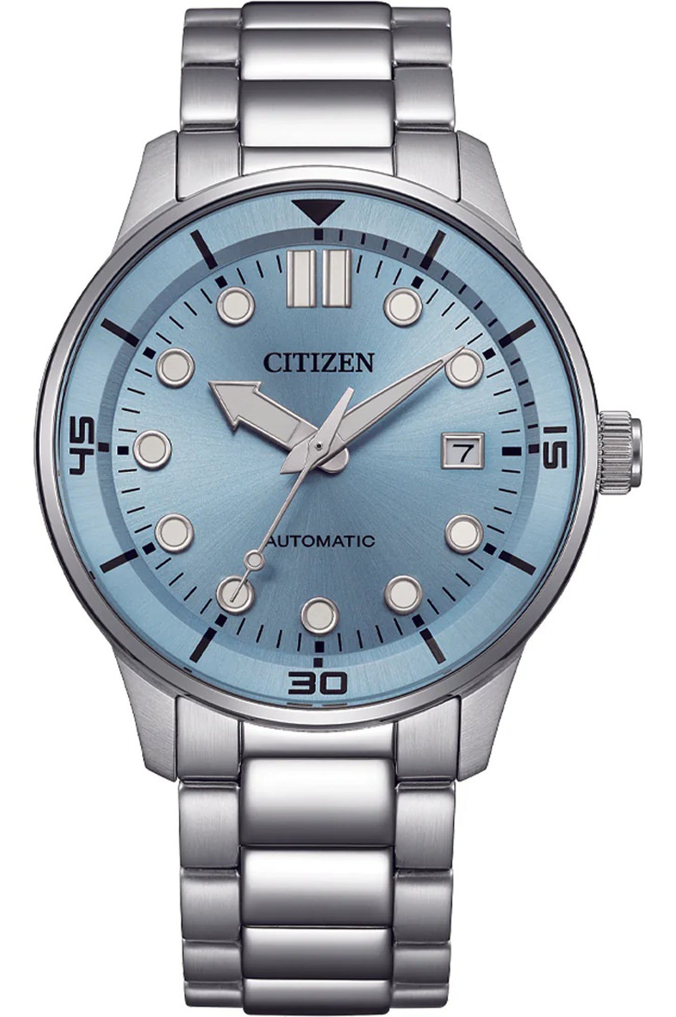 Citizen Analog Skyblue & Stainless Steel Men' NJ0191 83L