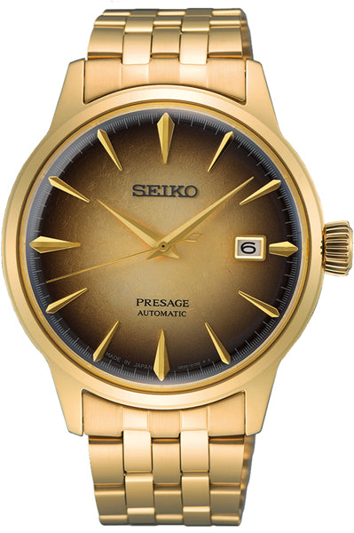 Seiko Analog Gold & Stainless Steel Men' SRPK48J1