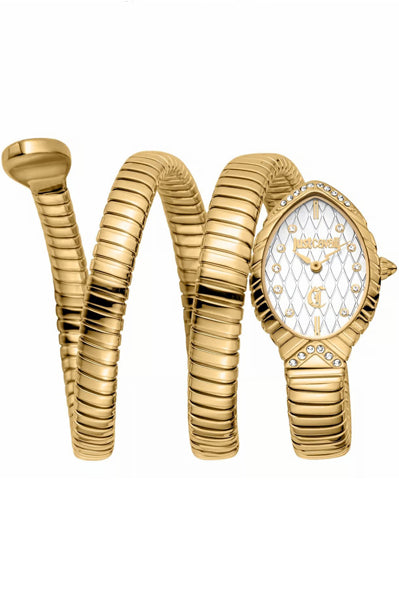 JUST CAVALLI Analog Silver & Stainless Steel Women's Watch JC1L323M0025