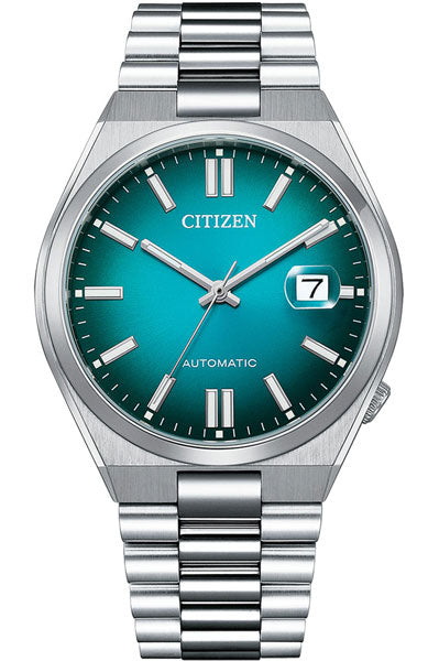 Citizen Analog Lakegreen & Stainless Steel Men's Watch NJ0151 88X
