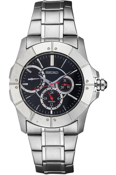 Seiko Analog Multi-Colour & Stainless Steel Men's Watch SNT027J1