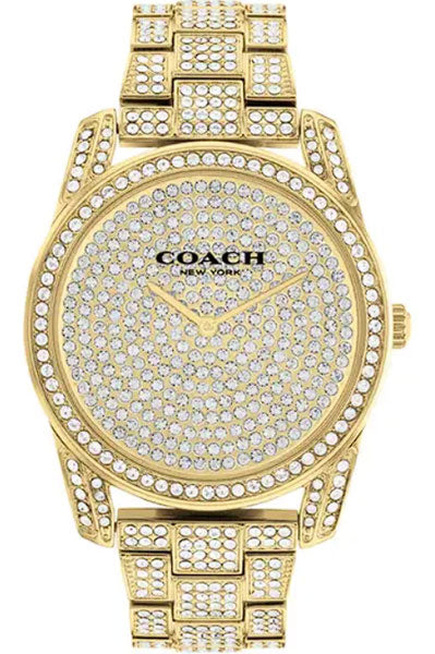 Coach Analog Gold & Stainless Steel Women's Watch CO14503870W
