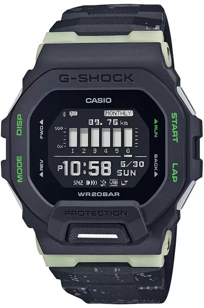 Casio Digital Black & Resin Men's Watch G1416