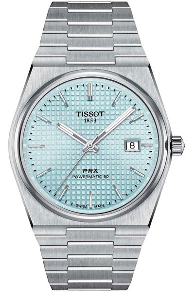 Blue & Stainless Steel Men's Watch T1374071135100