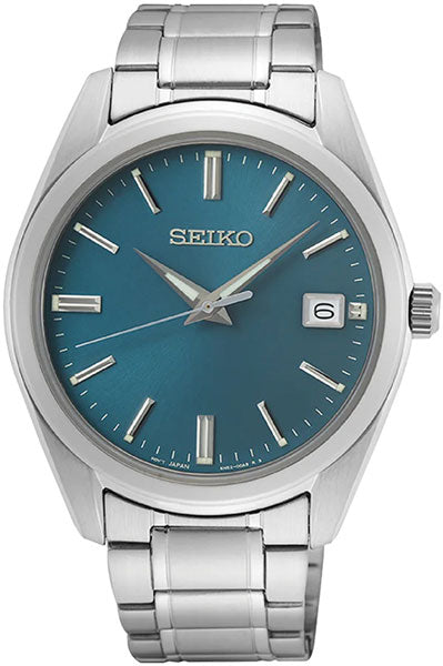Seiko Analog Blue & Metal band Men's Watch SUR525P1