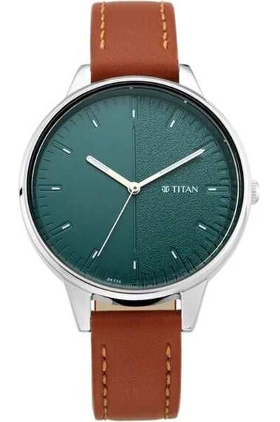 Analog Green & Leather Women' 2648SL01