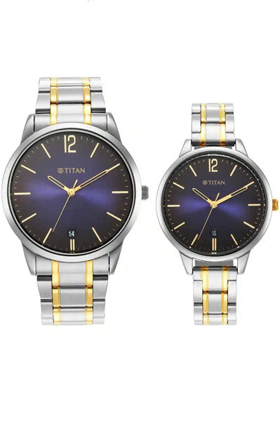 Analog Blue &  Couple Watch NR18062617BM01