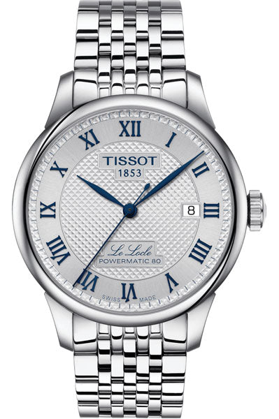 T-Classic Swiss Le Locle Powermatic 80 Automatic Analog Watch for Men T0064071103303