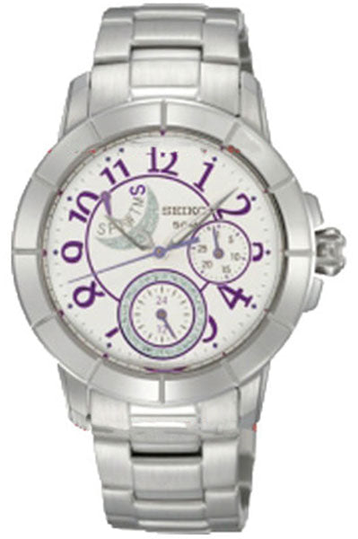 Seiko Analog White & Stainless Steel Men's Watch SPA785P1