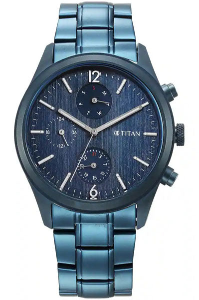 Multifunction Blue &  Men's Watch 1805QM07