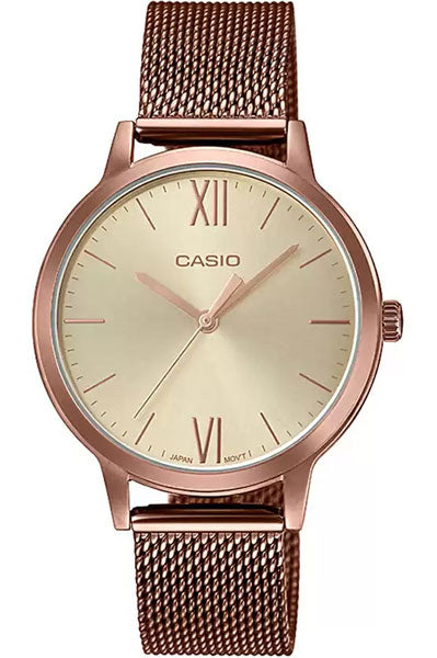 Analog Rose Gold & Stainless Steel Women's Watch A1693