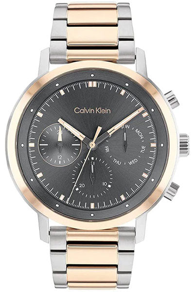 CALVIN KLEIN Chronograph Grey & Stainless Steel Men's Watch 25200064