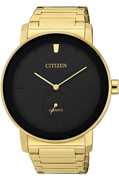 Citizen Analog Black & Stainless Steel Men's Watch BE9182 57E