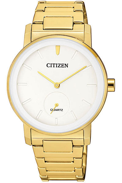 Citizen Analog White & Stainless Steel Women's Watch EQ9062 58A