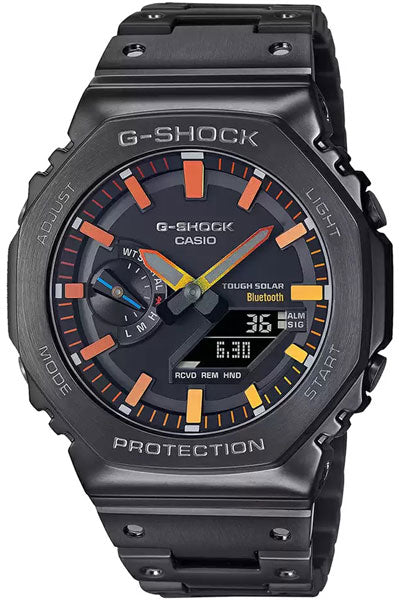 CASIO Analog-Digital Black & Stainless Steel Men's Watch G1479