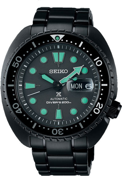 Prospex ‘Black Series’ ‘Night Vision’ Turtle Diver’s watch SRPK43K1