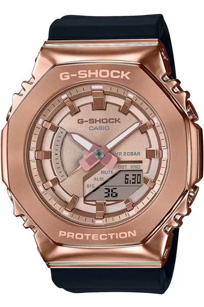 Casio Analog-Digital Gold & Resin Women's Watch G1165