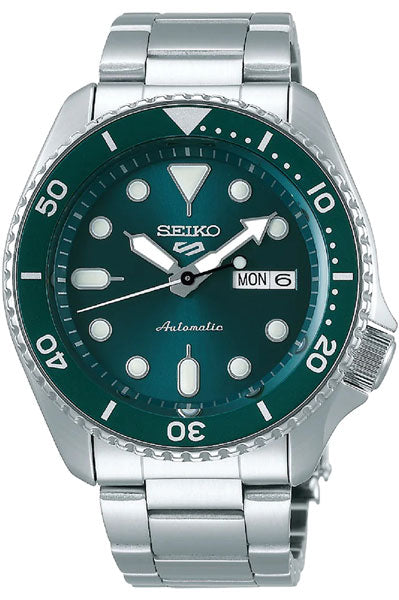 Seiko Analog Green & Stainless Steel Men's Watch SRPD61K1