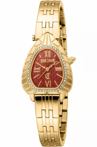 JUST CAVALLI Analog Red & Stainless Steel Women's Watch JC1L366M0065