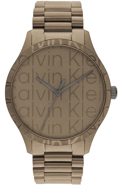 CALVIN KLEIN Analog Khaki & Stainless Steel Unisex Watch 25200343