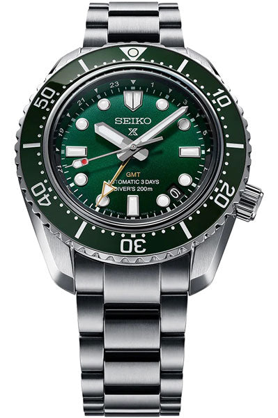 Seiko Analog Green & Metal band Men's Watch SPB381J1