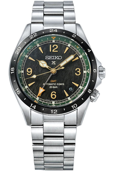 Seiko Analog Green & Stainless Steel Men' SPB493J1