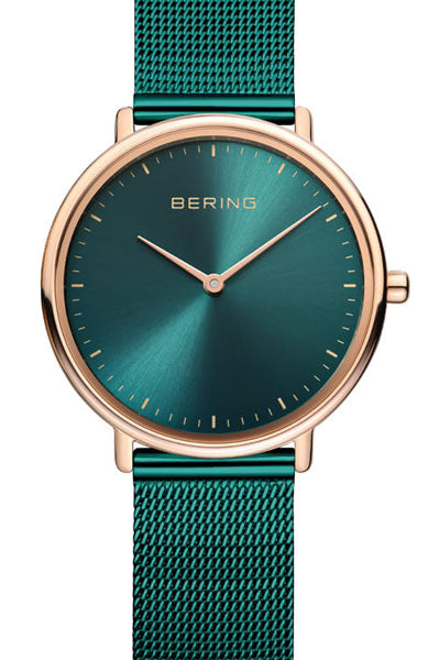 Bering Analog Green & Milanese Women's Watch 15729 868