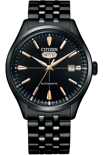 Citizen Analog Black & Stainless Steel Men's Watch NH8395 77E