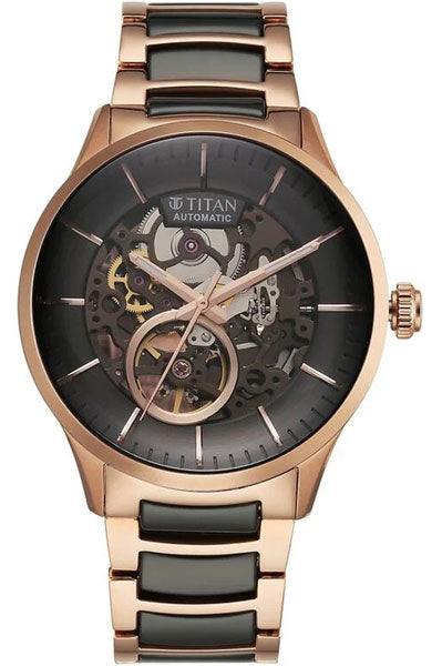 Automatic Black & Stainless Steel Men's Watch 90174KD03