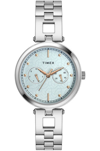 Analog Blue & Stainless Steel Women's Watch TWEL16600