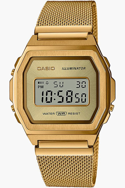 Casio Digital Black & Resin Unisex Watch D265