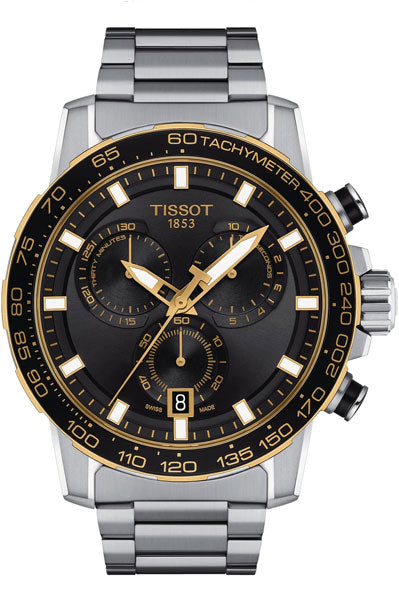 Black & Stainless Steel Men's Watch T1256172105100