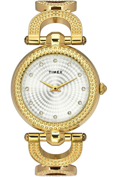 Analog Silver & Stainless Steel Women's Watch TWEL14101