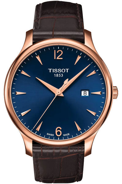 Blue & Leather Unisex Watch T0636103604700