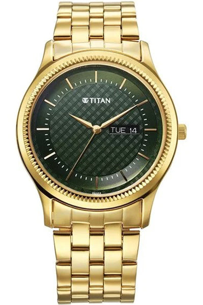 Analog Green & Stainless Steel Men' 1824YM02