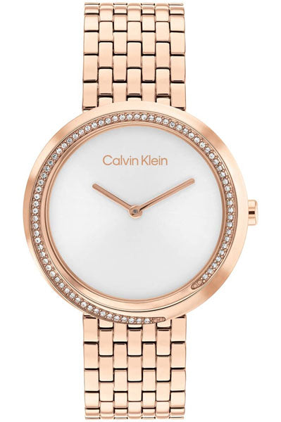 Calvin Klein Twisted Bezel Women'S 25100038