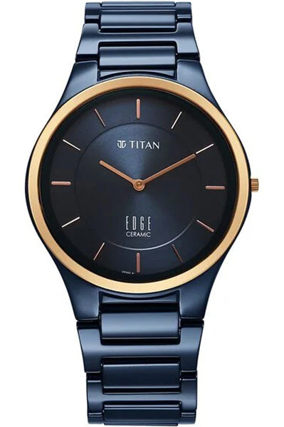 Analog Blue & Ceramic Men' 1696KC05