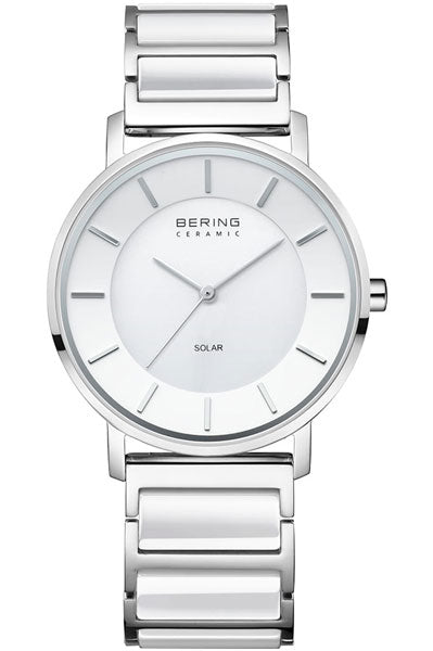 Bering White Analogue Women Watch