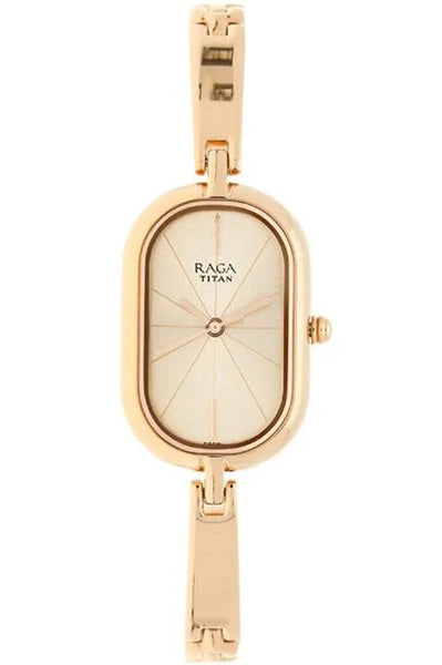 Analog Rose Gold & Metal Women' NS2577WM01