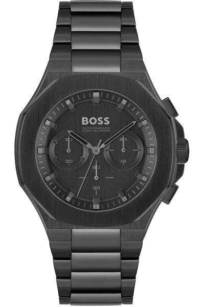 Hugo Boss Analog Black & Stainless Steel Men's Watch 1514088