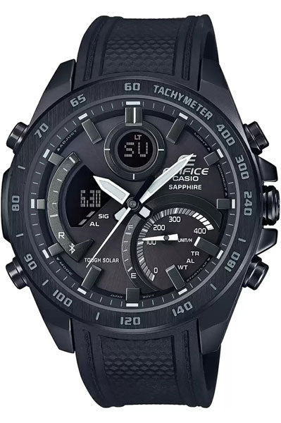 Casio Analog-Digital Black & Resin Men's Watch EX515