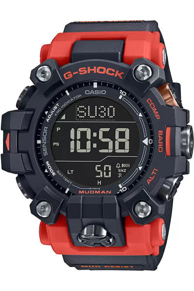 CASIO Digital Black & Resin Men's Watch G1443