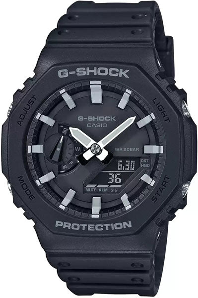 Casio Analog-Digital Black & Resin Men's Watch G986