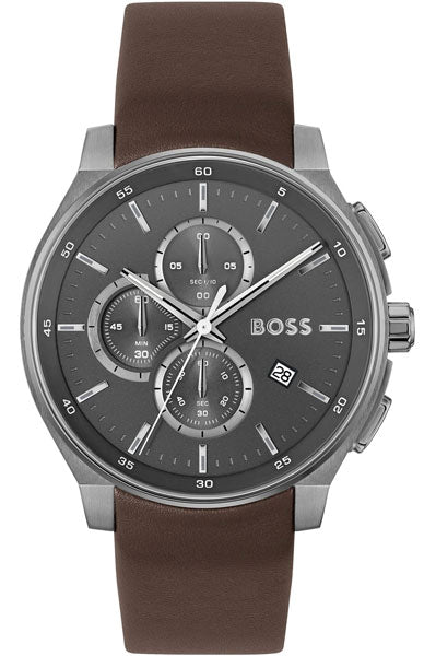 Peak 2.0 chronograph function Grey Round Dial Men's Watch 1514187