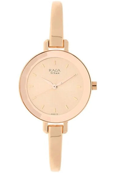 Analog Rose Gold & Metal Women' NS2575WM01