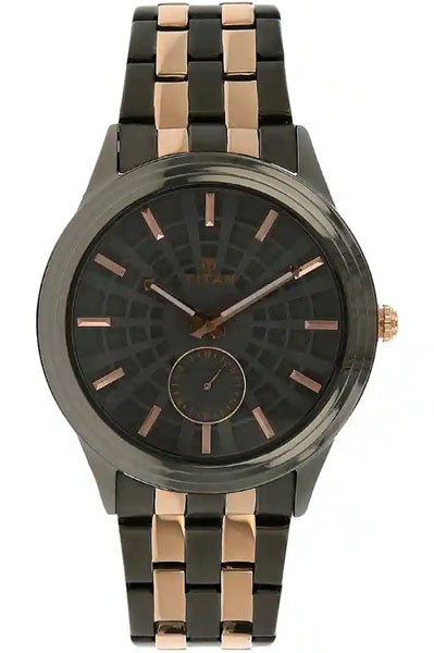 Multifunction Black &  Men's Watch 1722KM02