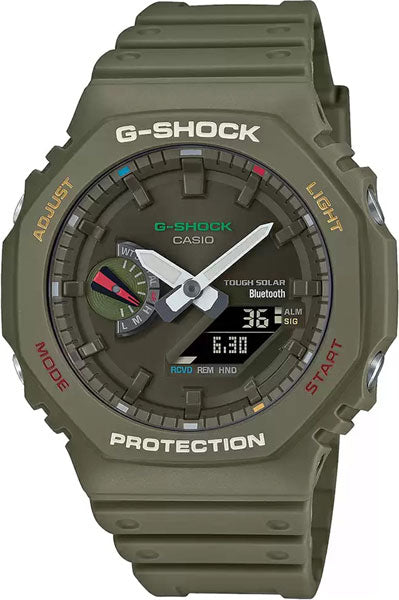 Casio Analog-Digital Green & Resin Men's Watch G1477