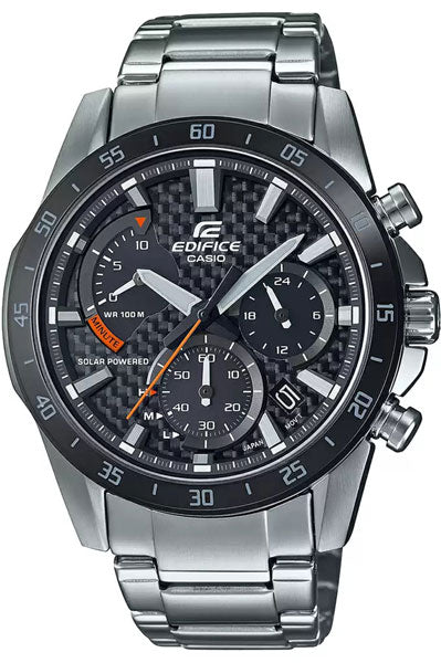 Silver Solar Chronograph - Men's Watch EX533