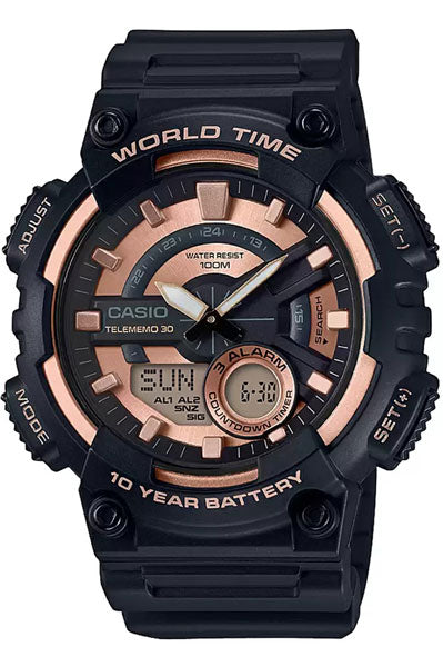 Black Analog-Digital - Men's Watch